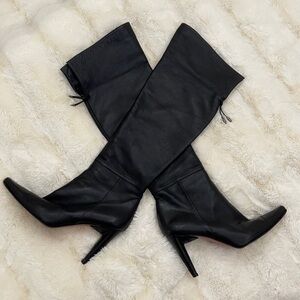 Stuart weitzman red sole over the knee Leather boots